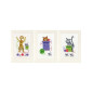 Wenskaart kit Speelse katten set van 3