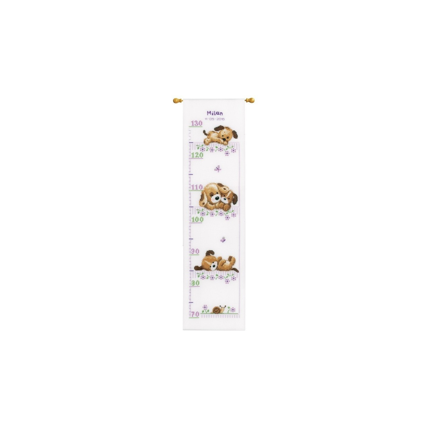 Vervaco Embroidery kit Playing dogs