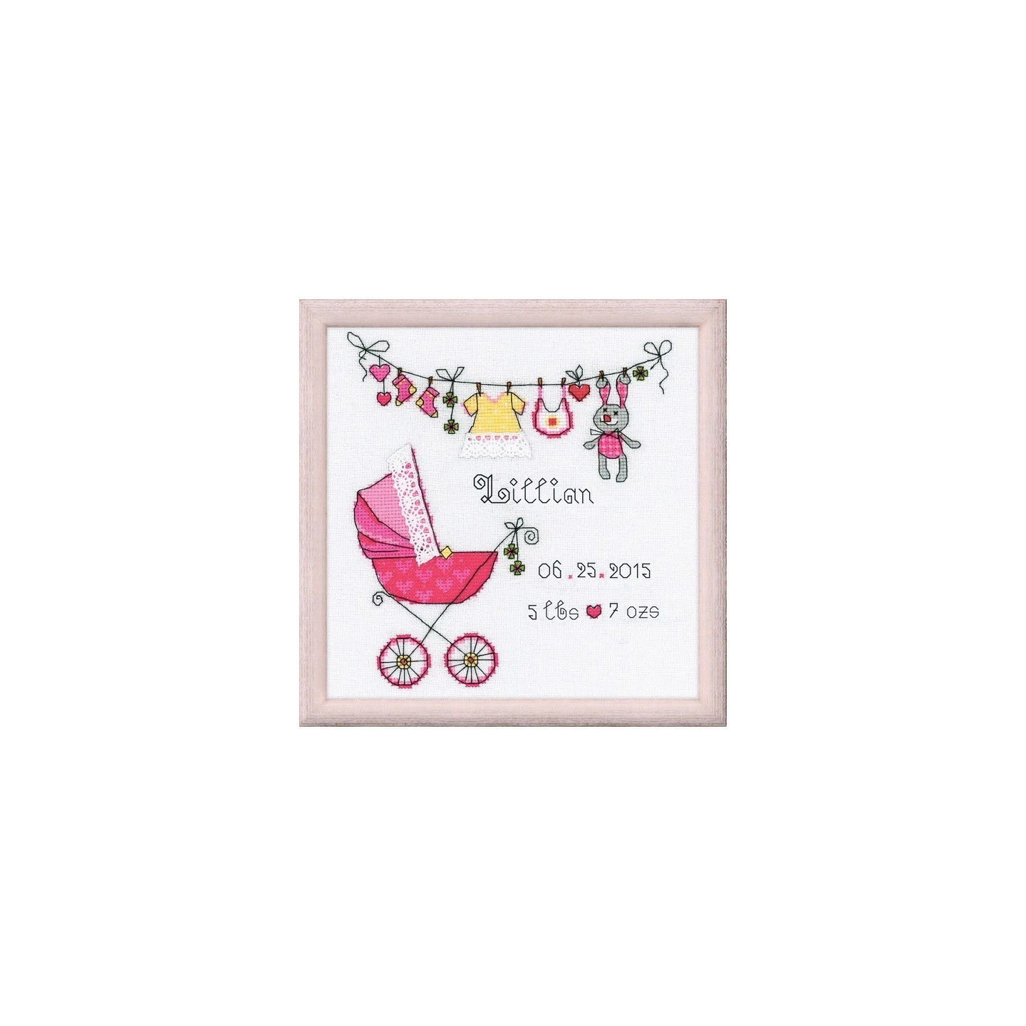Riolis Embroidery kit It's a Girl!