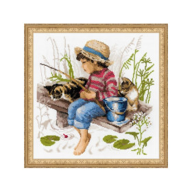 Riolis Embroidery kit Let’s go Fishing
