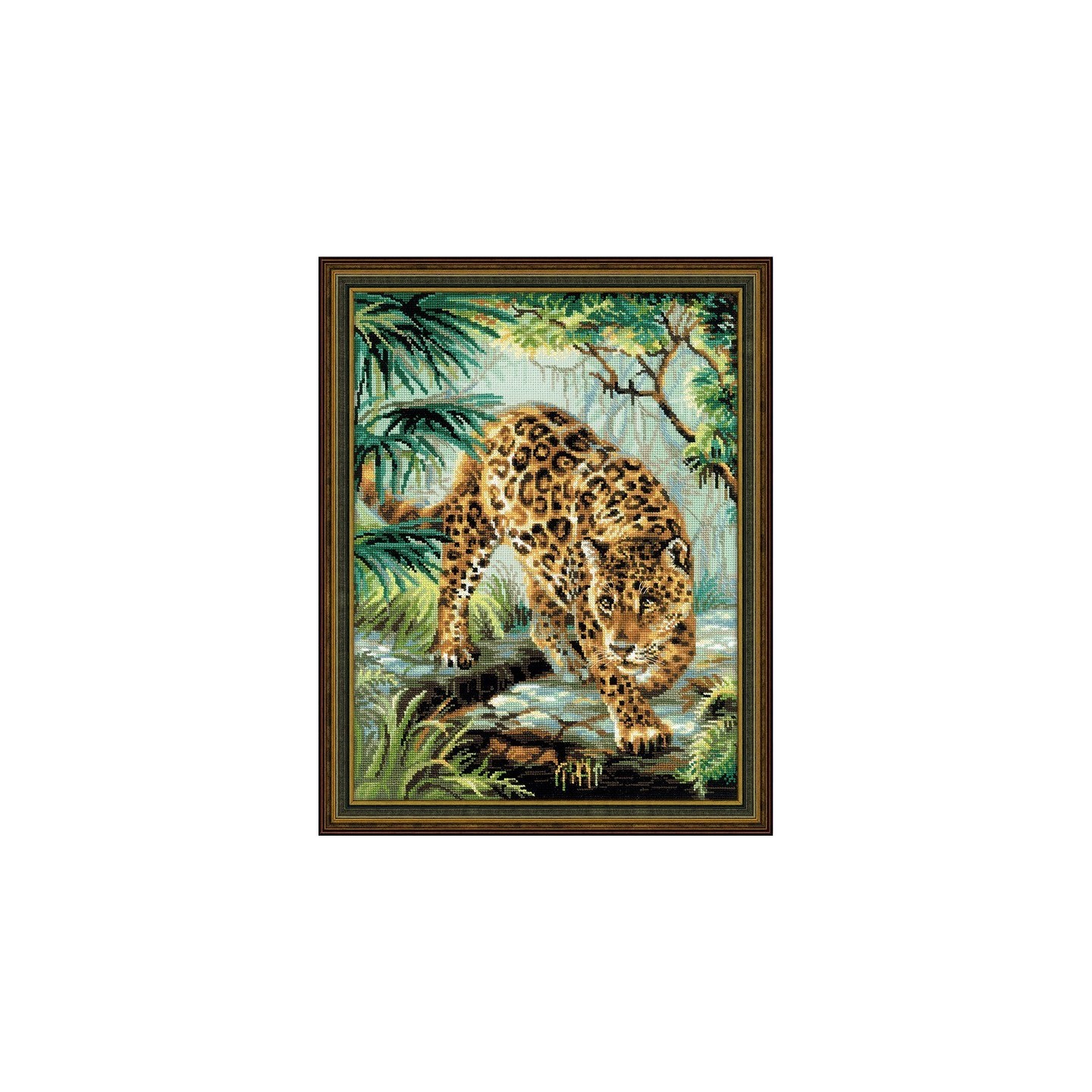 Riolis Embroidery kit Owner of the Jungle