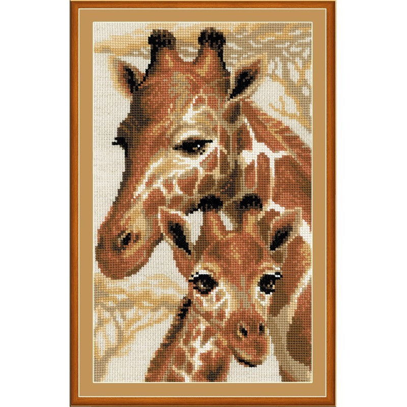 Embroidery kit Giraffes Embroidery kit Giraffes