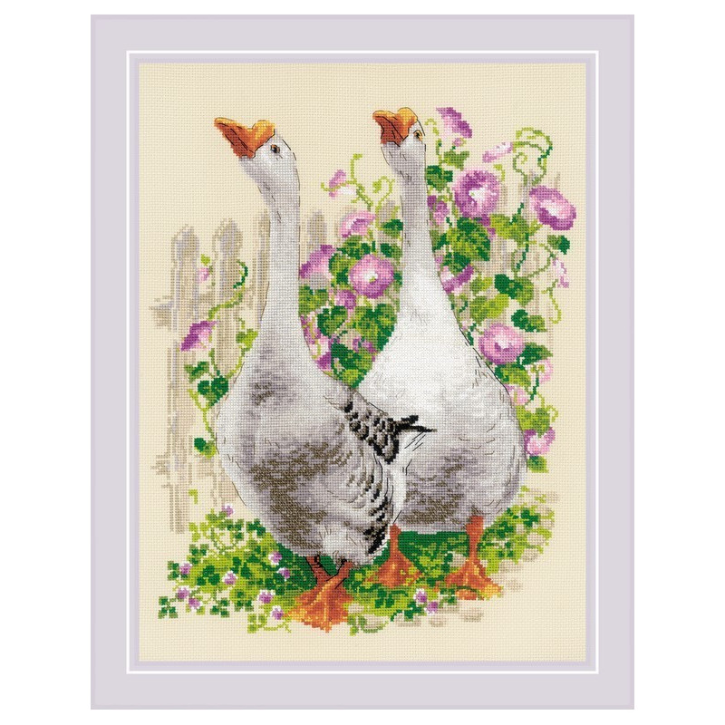 Embroidery kit Geese Embroidery kit Geese
