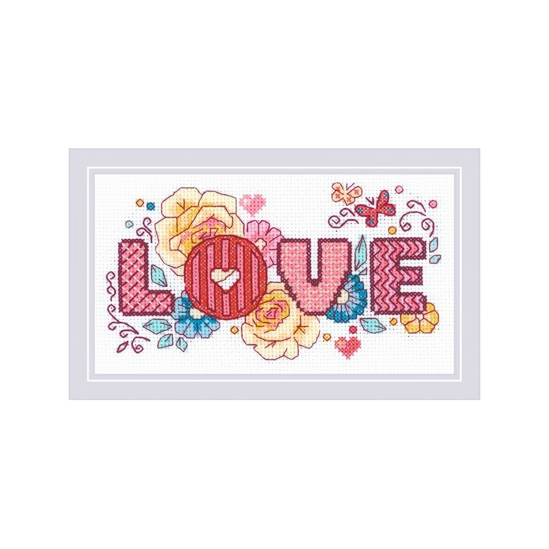 Borduurpakket Liefde Borduurpakket Liefde
