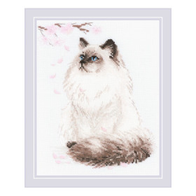 Riolis Kit de broderie Miaou Zen