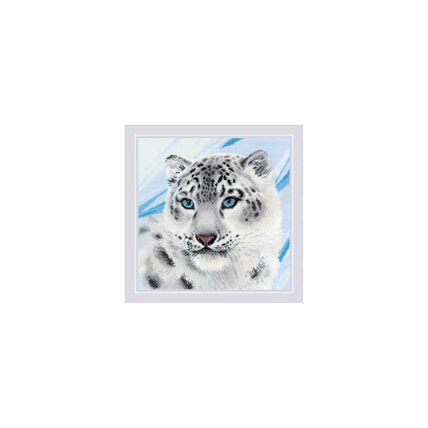 Riolis Embroidery kit Snow Leopard