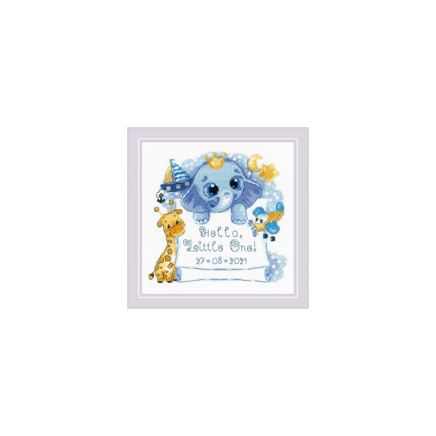 Riolis Kit de broderie Bonjour petit!