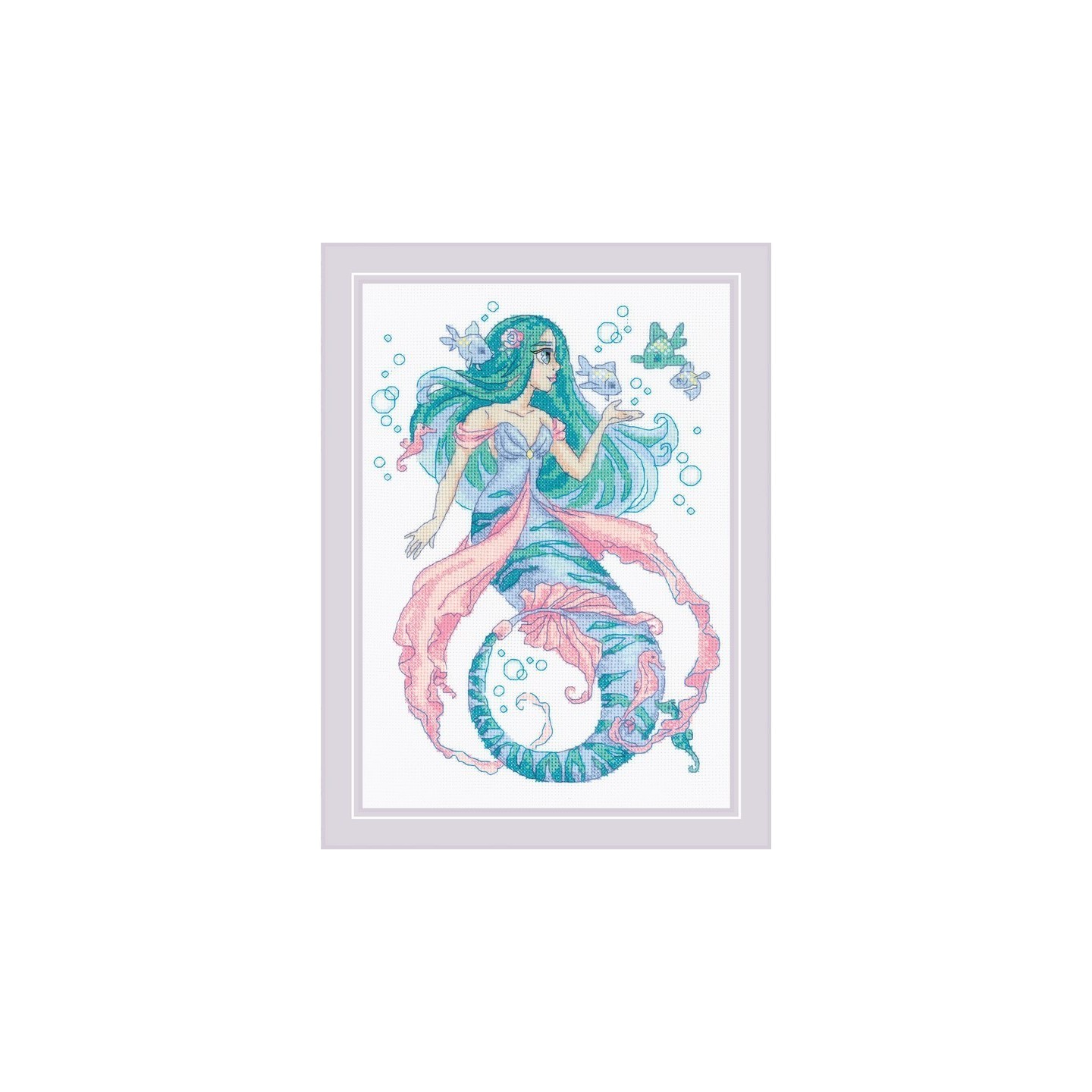 Riolis Kit de broderie Petite Sirène Rosalina
