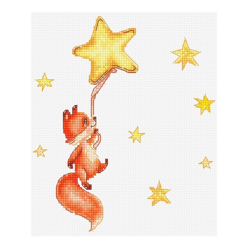 Embroidery kit Fox 2 Embroidery kit Fox 2