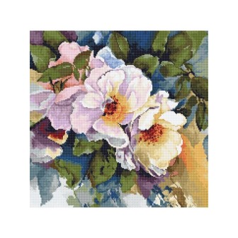 Luca-S Borduurpakket Rozen aquarelle