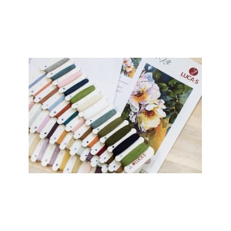 Kit de broderie Aquarelle de roses