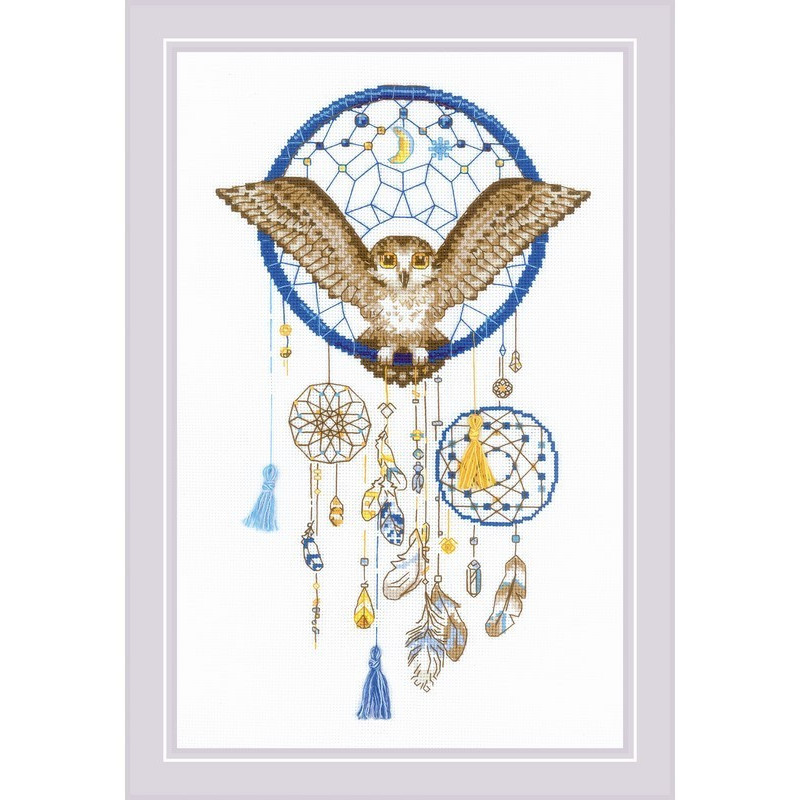 Kit de broderie Rêves de hibou Kit de broderie Rêves de hibou
