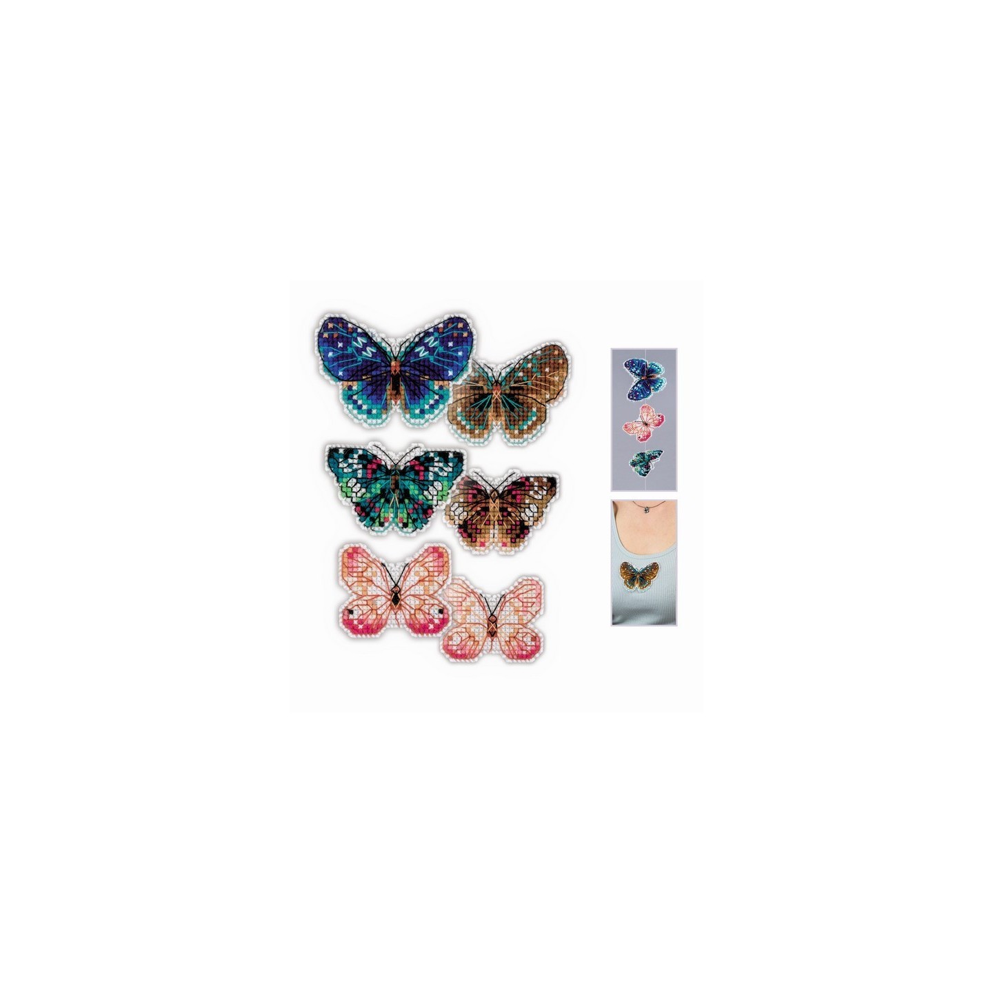 Riolis Embroidery kit Soaring Butterflies
