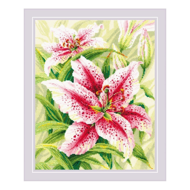 Embroidery kit Lilies Embroidery kit Lilies