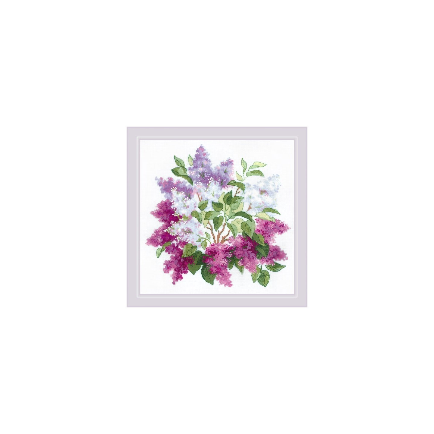 Riolis Kit de broderie Fleurs de lilas