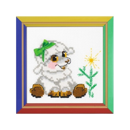 Riolis Kit de broderie Petit agneau