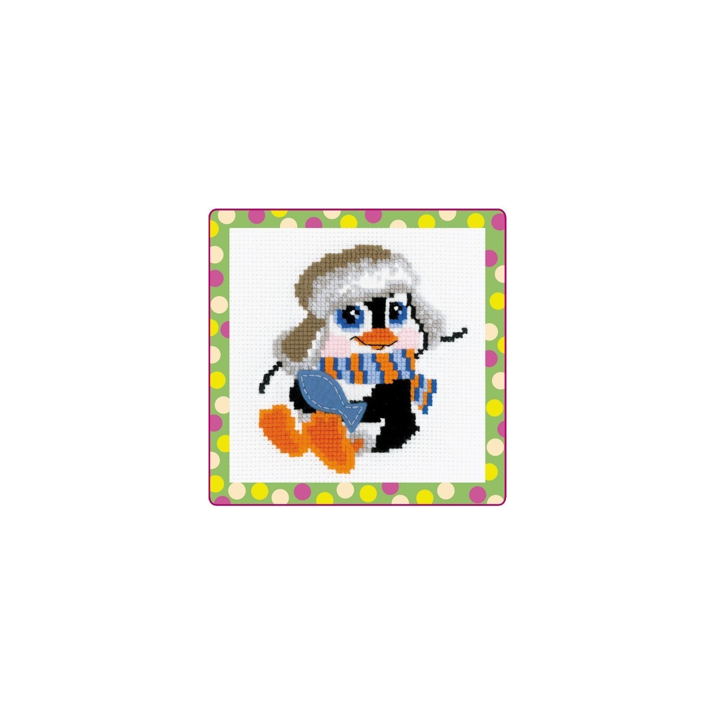 Riolis Embroidery kit Penguin