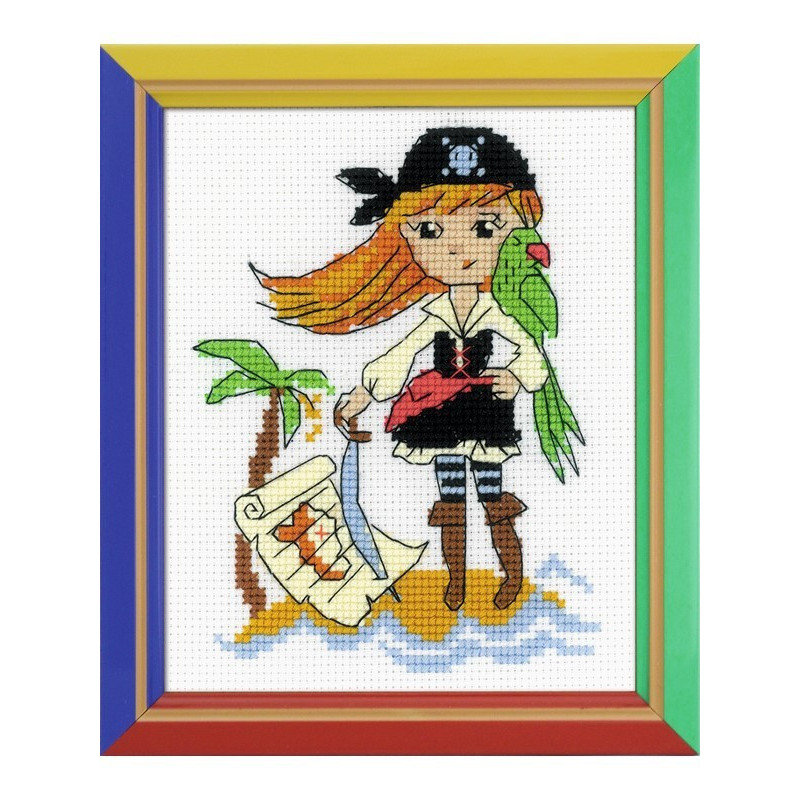 Embroidery kit Treasure Island Embroidery kit Treasure Island