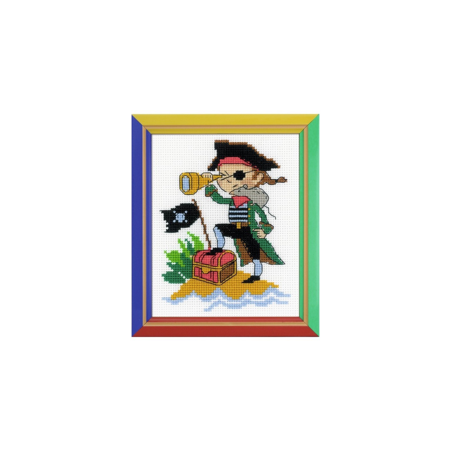 Riolis Kit de broderie Pirate courageux