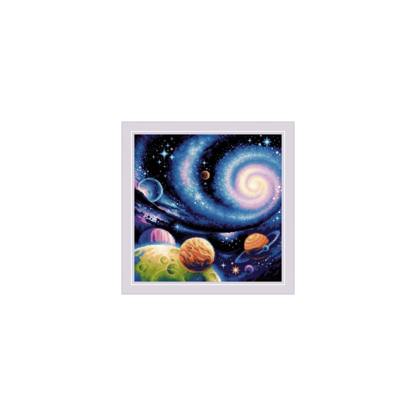 Riolis Kit de broderie Autres mondes