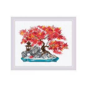 Riolis Stickset Herbstbonsai