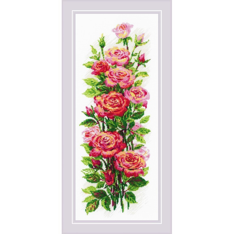 Embroidery kit Blooming Roses Embroidery kit Blooming Roses