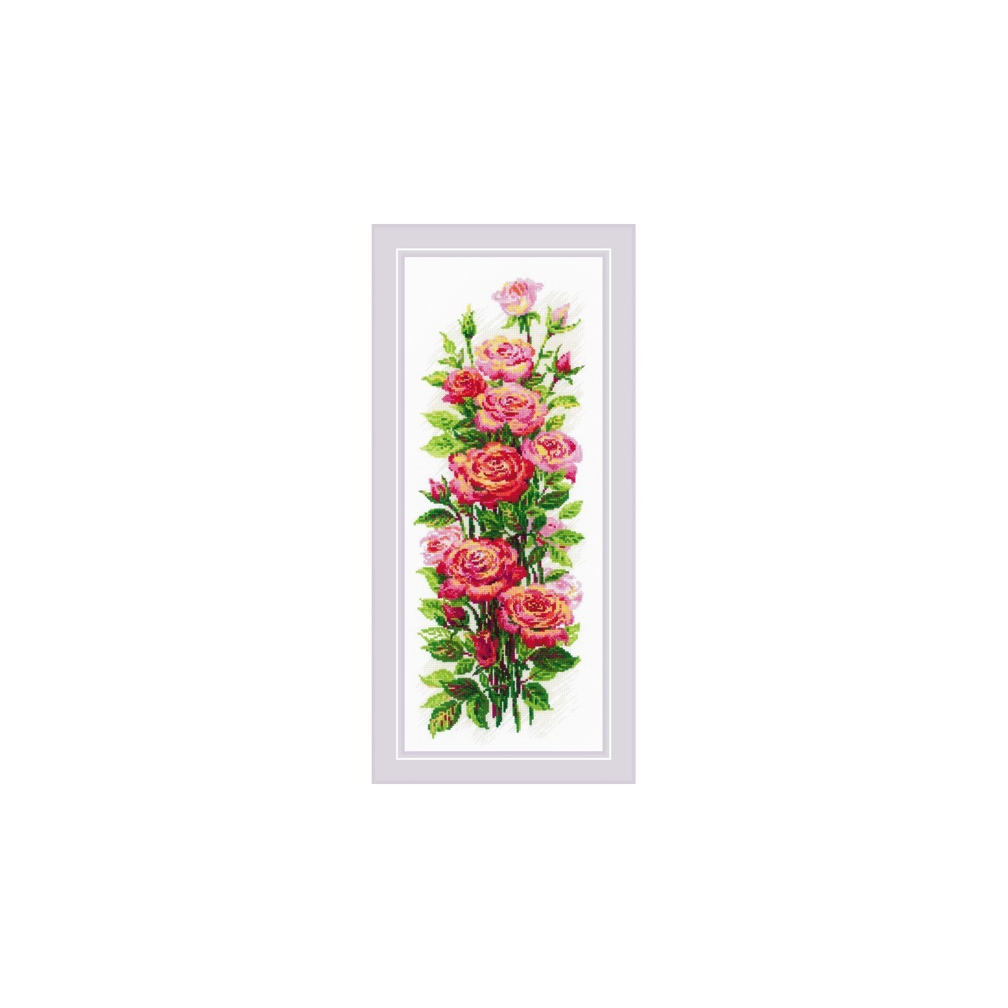 Riolis Embroidery kit Blooming Roses