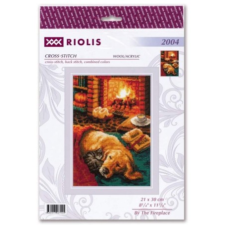 Kit de broderie Au coin du feu