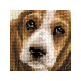 Borduurpakket Basset Hound pup