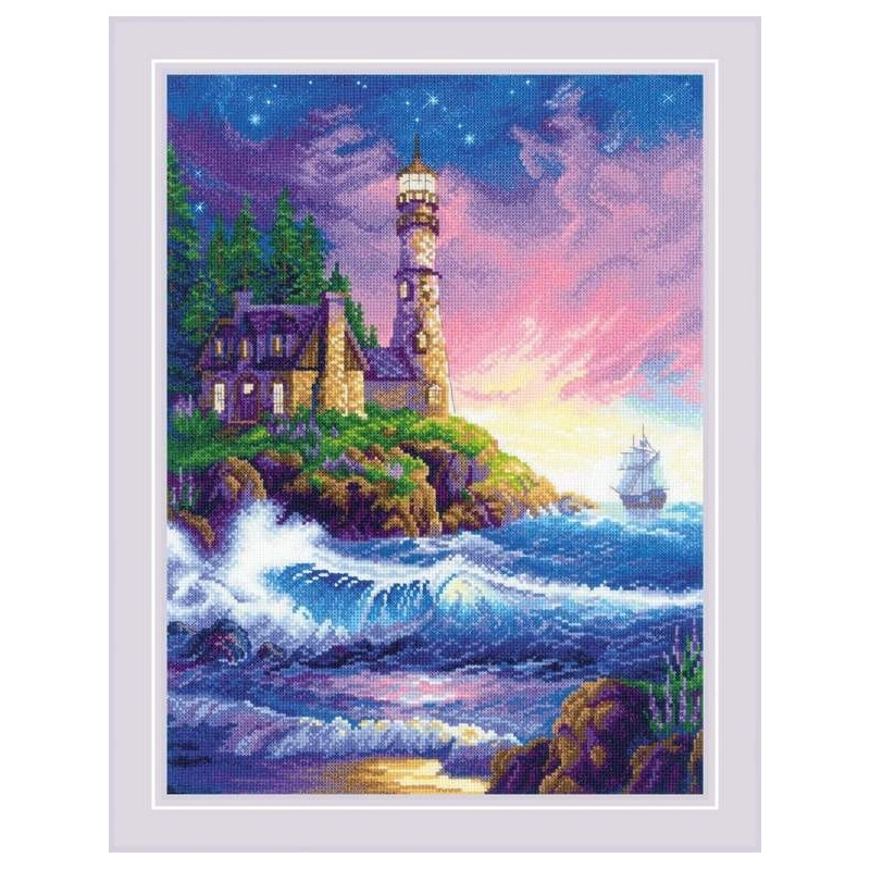 Embroidery kit Lighthouse 2 Embroidery kit Lighthouse 2