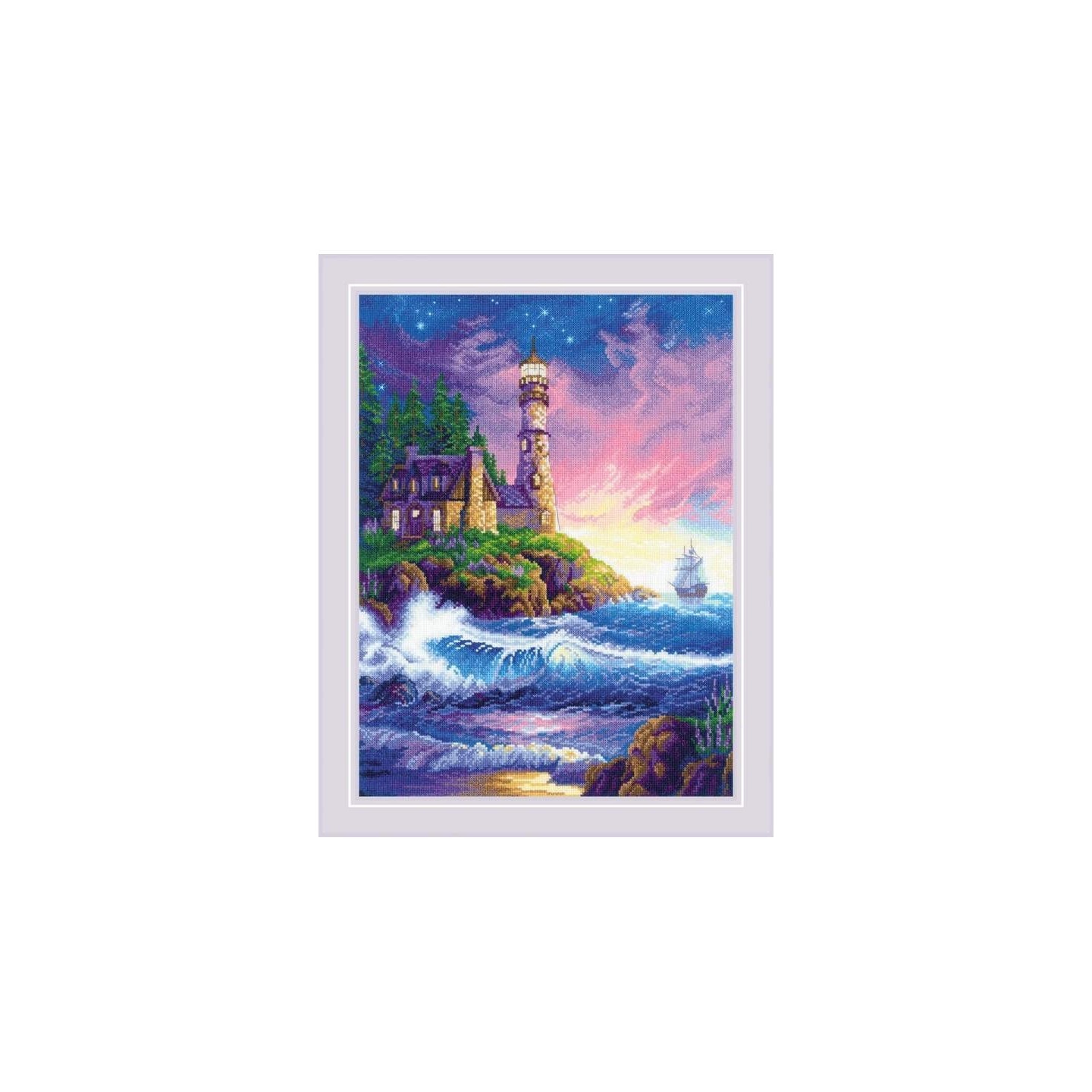Riolis Embroidery kit Lighthouse 2