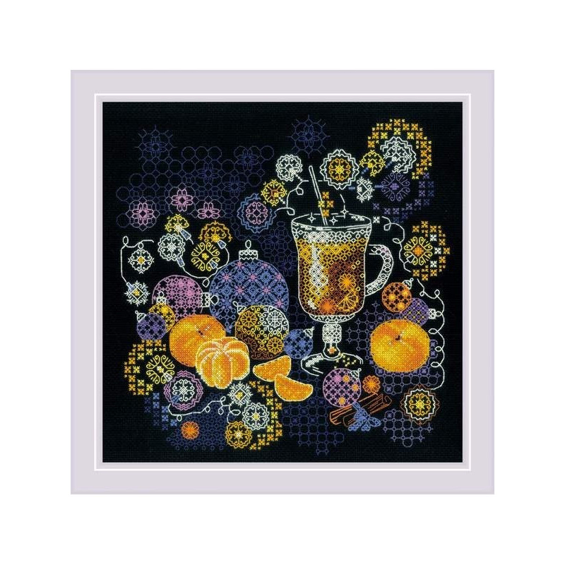 Embroidery kit Orange Mood Embroidery kit Orange Mood