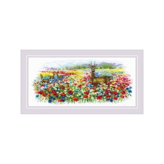 Riolis Embroidery kit Blooming Meadow