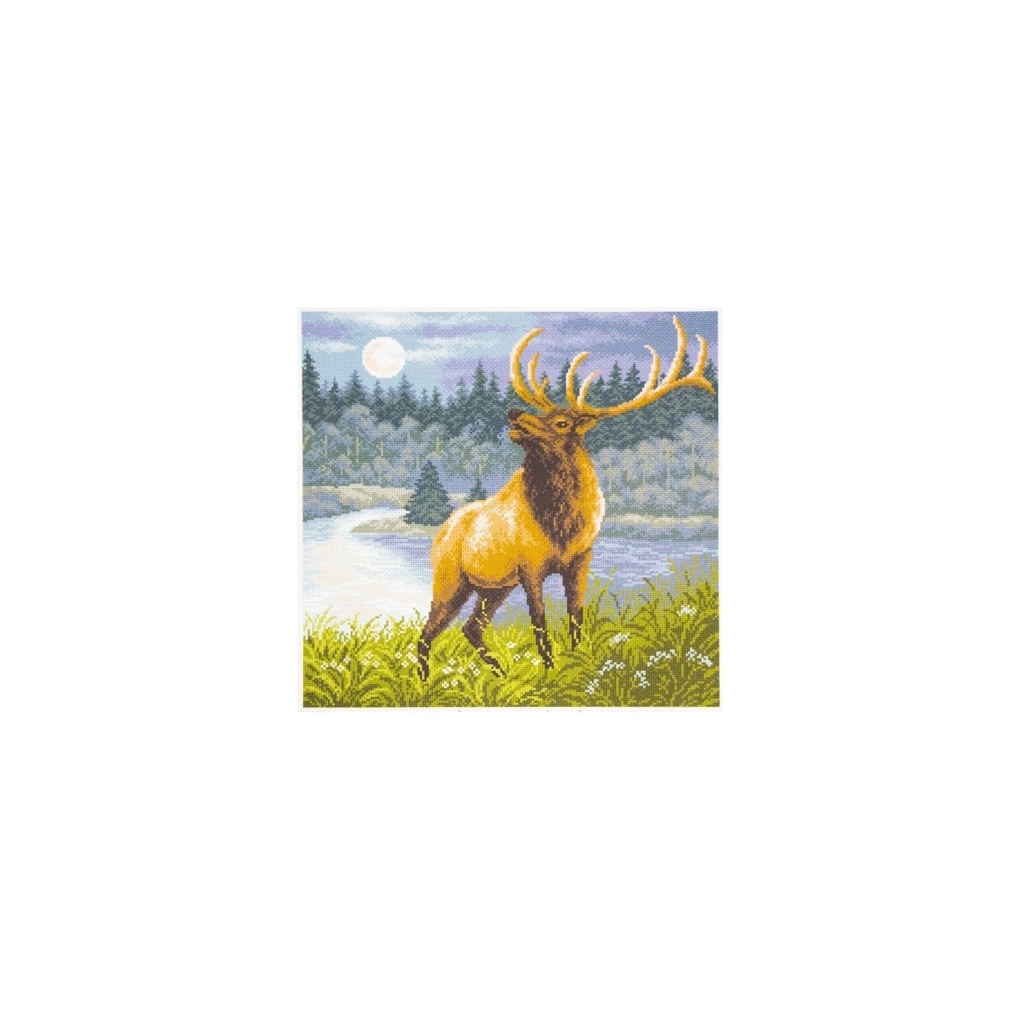 CDA Aida imprimée Cerf