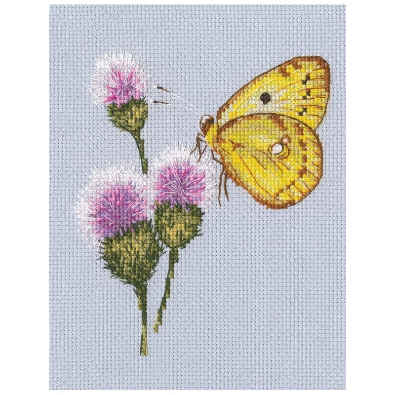 Kit de broderie Voler jusqu'à la fleur