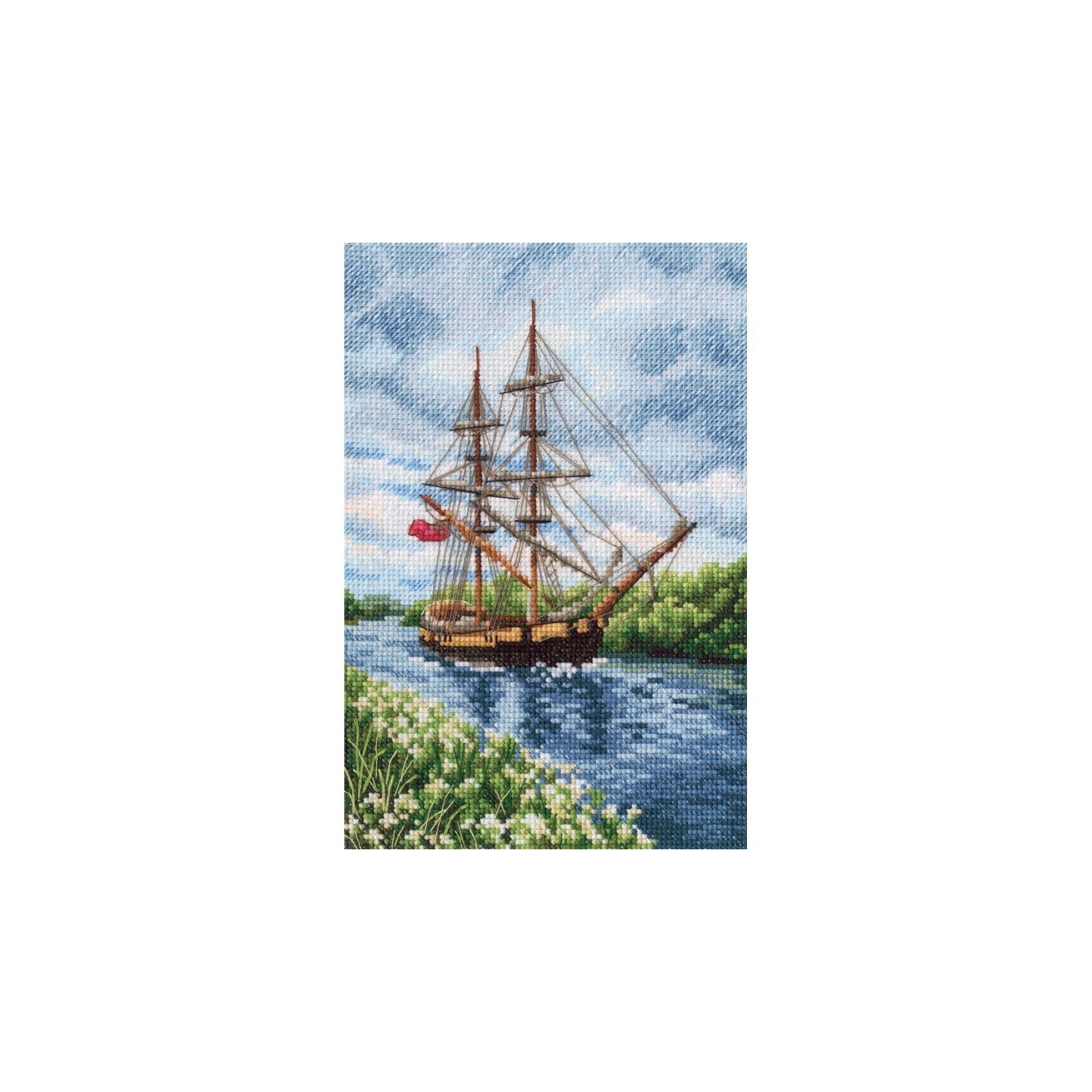 RTO Kit de broderie Avec la saveur du sel, du vent et du soleil