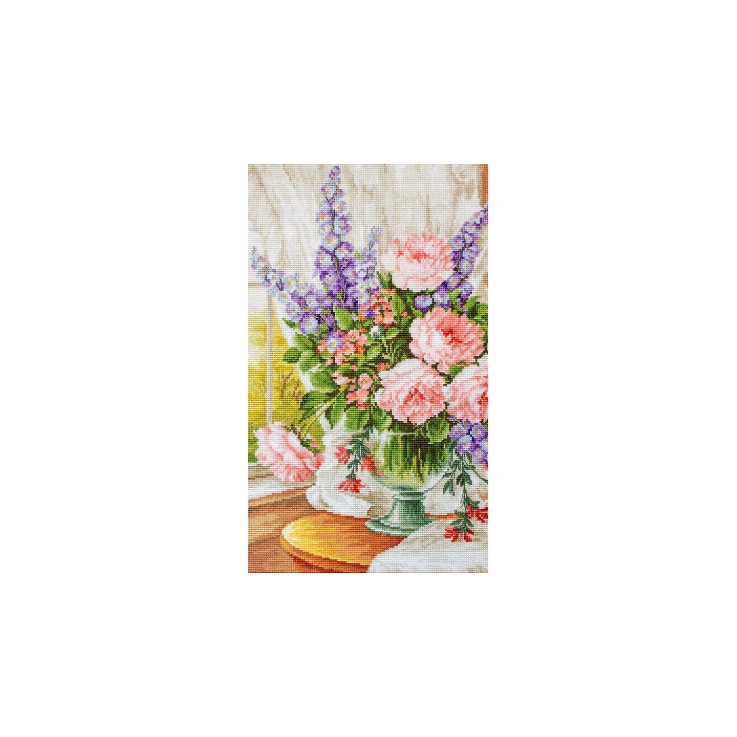 Luca-S Stickset Blumen am Fenster 2