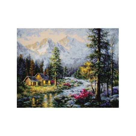 Luca-S Embroidery kit Camper's Cabin