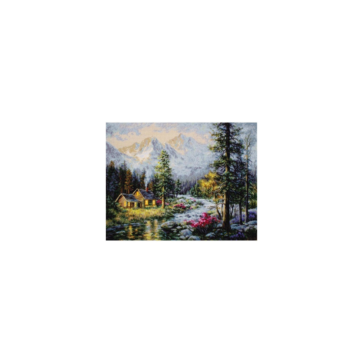 Luca-S Embroidery kit Camper's Cabin