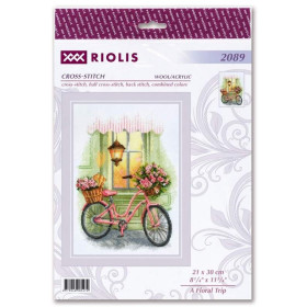 Kit de broderie Un Voyage Fleuri