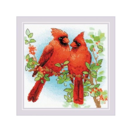 Riolis Kit de broderie Cardinal rouge