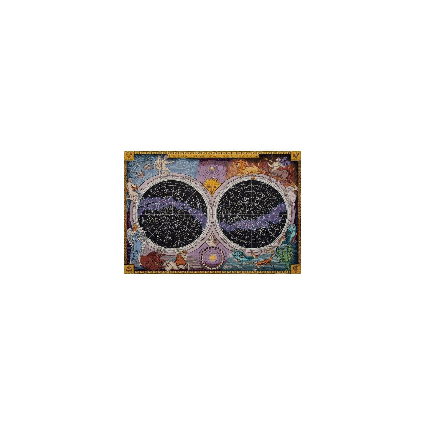 Panna Stickset Karte des Nachthimmels