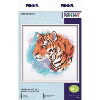 Panna Kit de broderie Tigre aquarelle