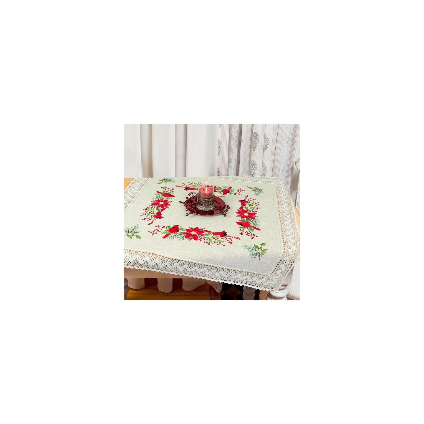 Duftin Kit taie d'oreiller poinsettia