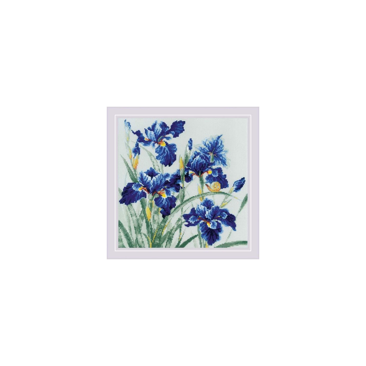 Riolis Embroidery kit Blue Irises