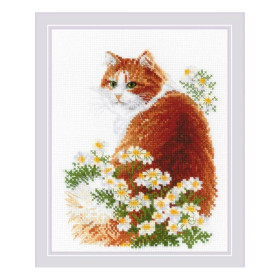 Riolis Embroidery kit Ginger Meow