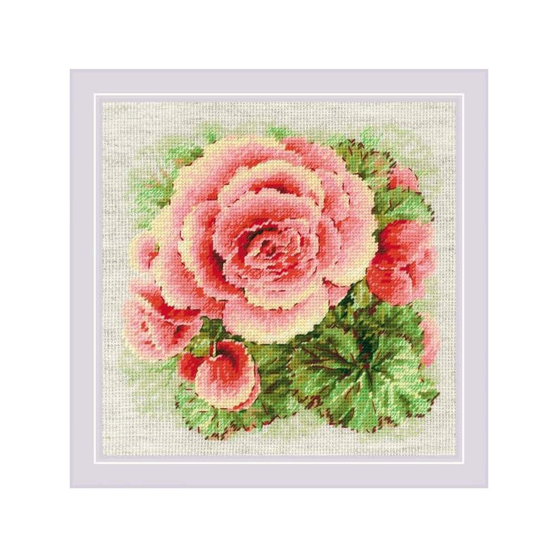 Embroidery kit Begonia Embroidery kit Begonia