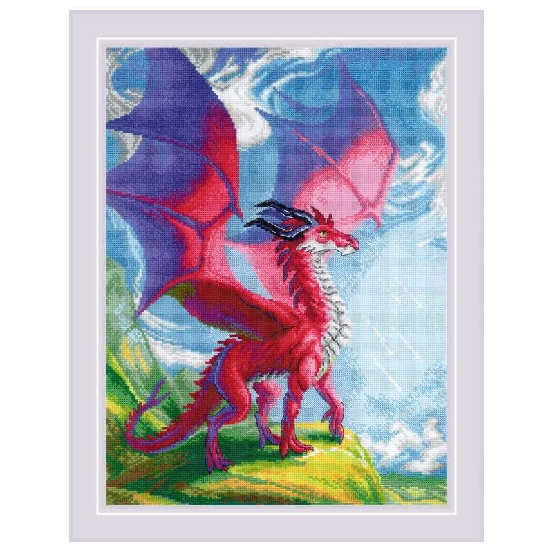 Borduurpakket Your mighty dragon Borduurpakket Your mighty dragon