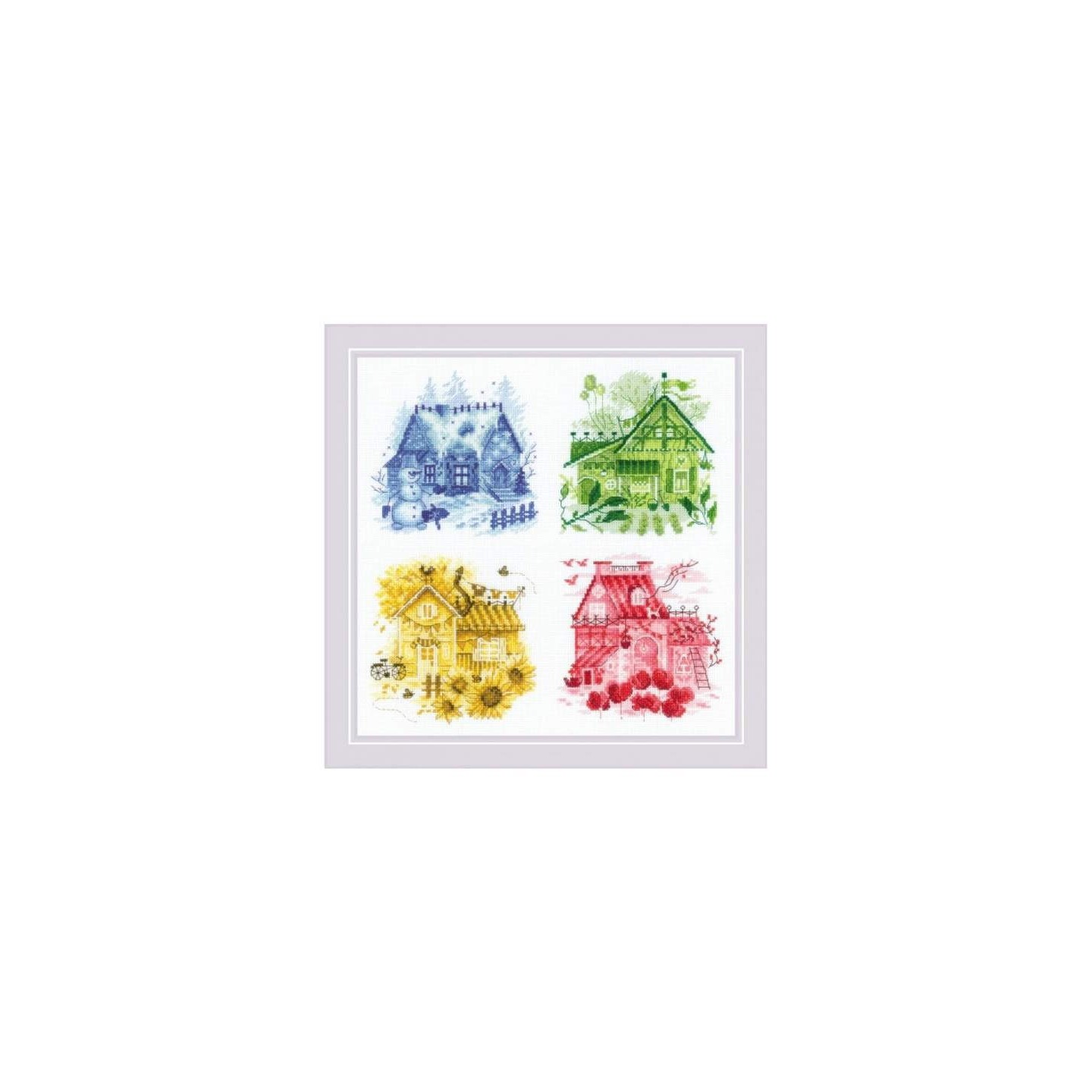 Riolis Kit de broderie Rue heureuse