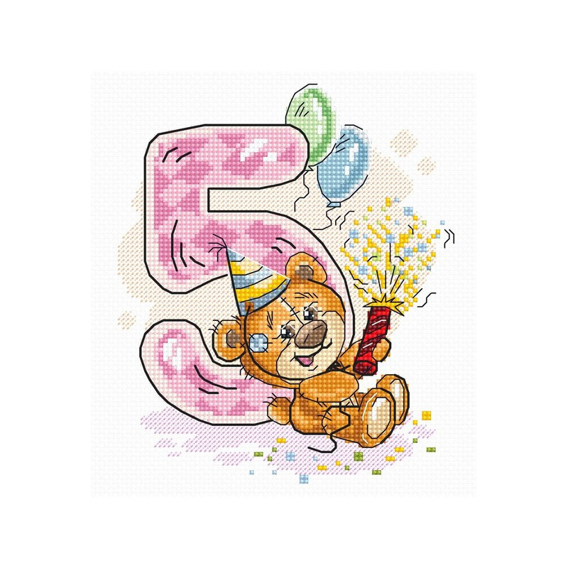 Embroidery kit Number 5 Embroidery kit Number 5